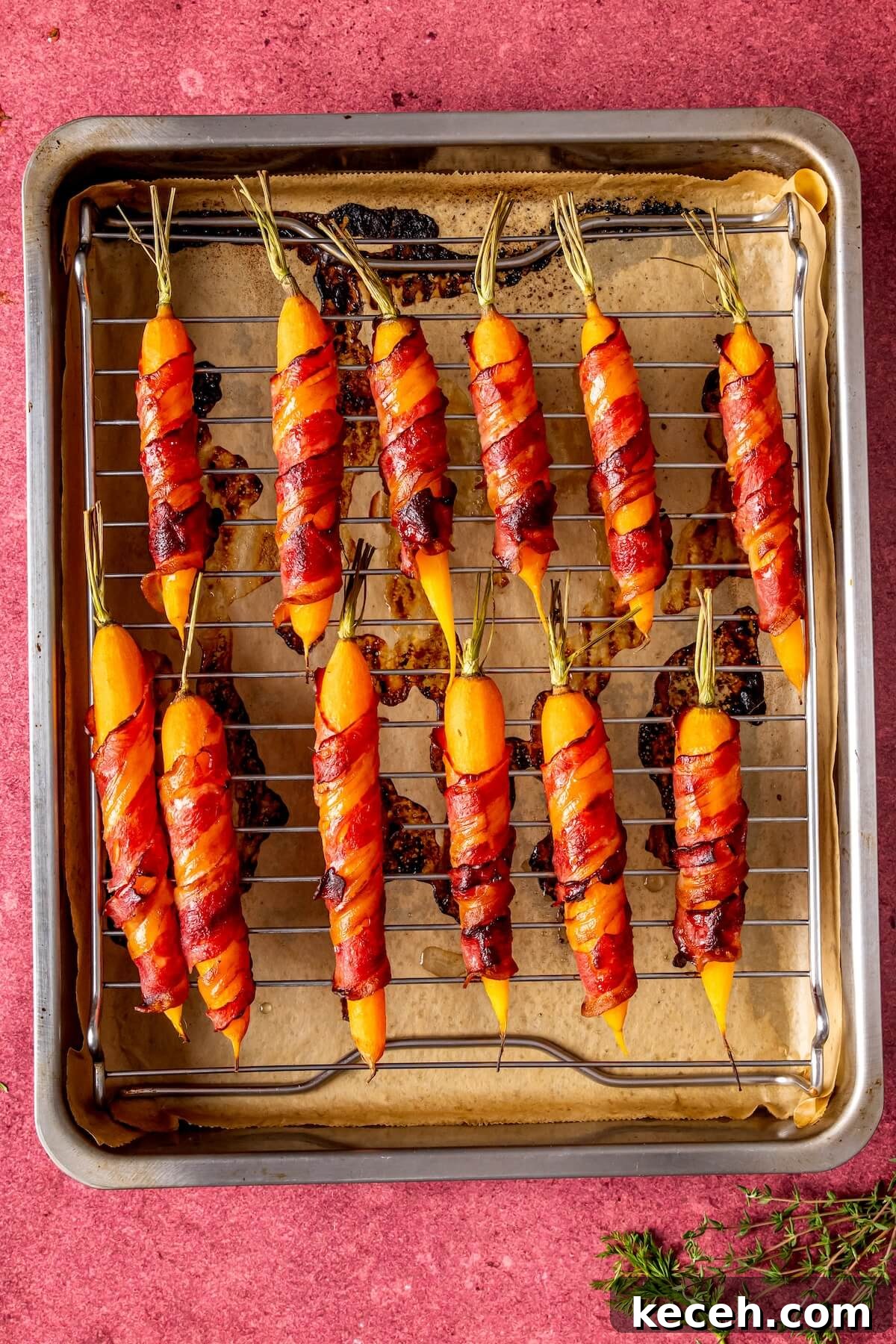 How to Make Bacon Wrapped Carrots Step 4 - Olivia Adriance