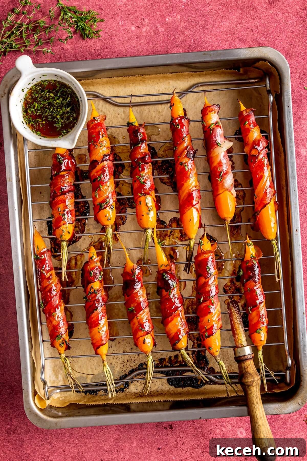 How to Make Bacon Wrapped Carrots Step 5 - Olivia Adriance