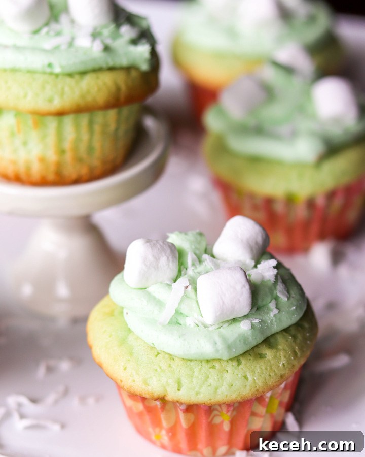 Pistachio Cupcakes with Creamy Pistachio Frosting 2 Easy Pistachio Cupcakes with Pistachio Frosting
