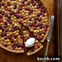 Cranberry Caramel Hazelnut Tart Recipe 6 Cranberry, Caramel and Hazelnut Tart