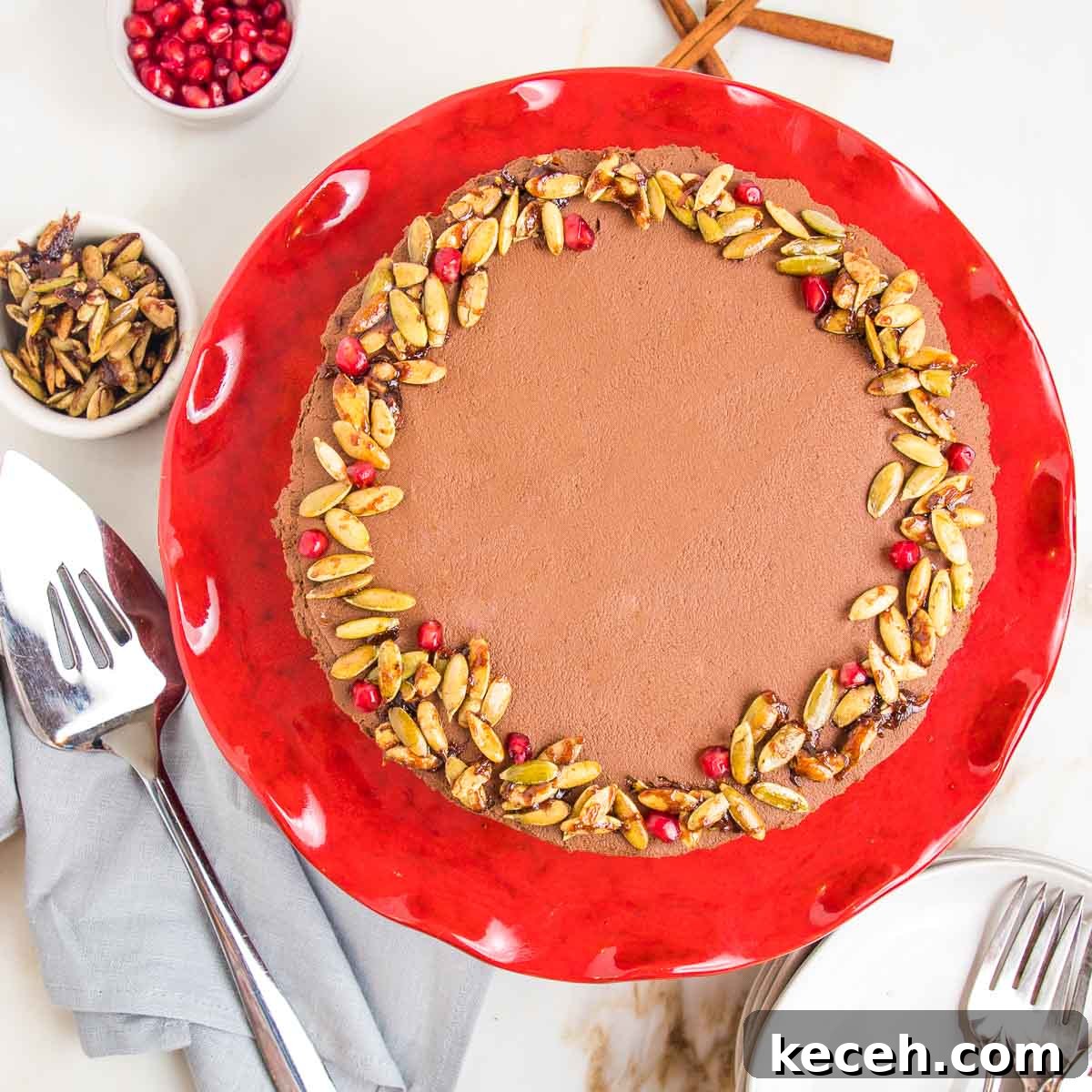 Rosh Hashanah 2026: Festive Recipes and Complete Menu Planner 43 Pumpkin cake with chocolate frosting.