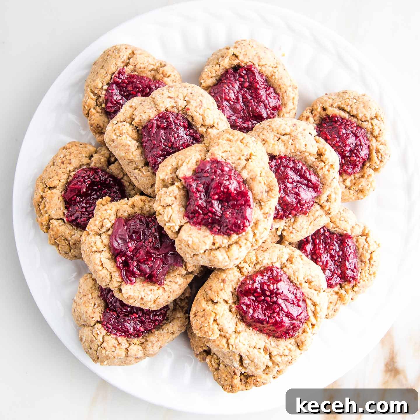 Rosh Hashanah 2026: Festive Recipes and Complete Menu Planner 44 Thumbprint cookies filled with cranberry chia jam.