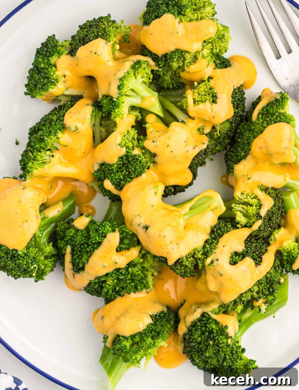 Creamy Cheese Sauce for Broccoli: Quick Recipe & Tips 12 cheese sauce drizzled over steamed broccoli
