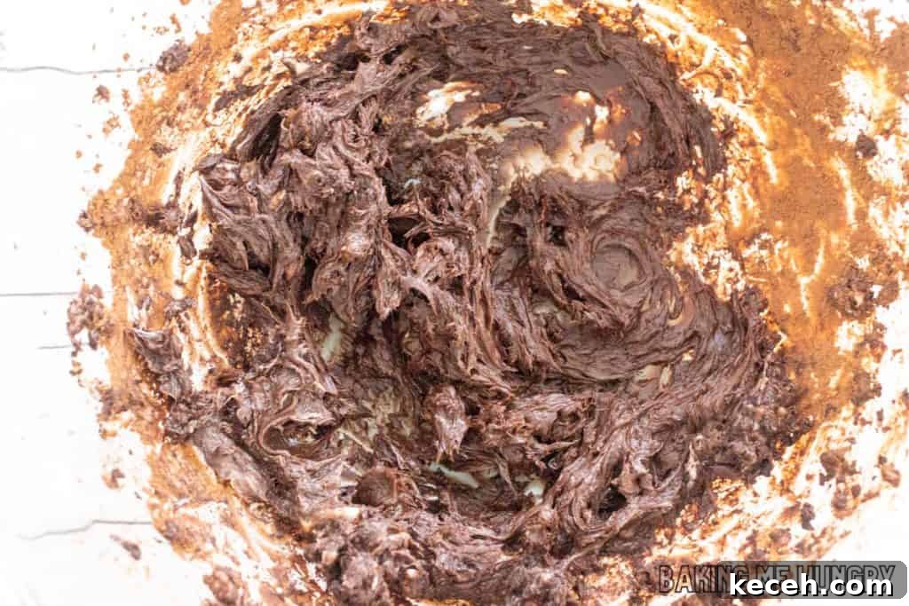 Rich Chocolate Frosting Recipe for Small Batches 5 creamed butter and cocoa powder