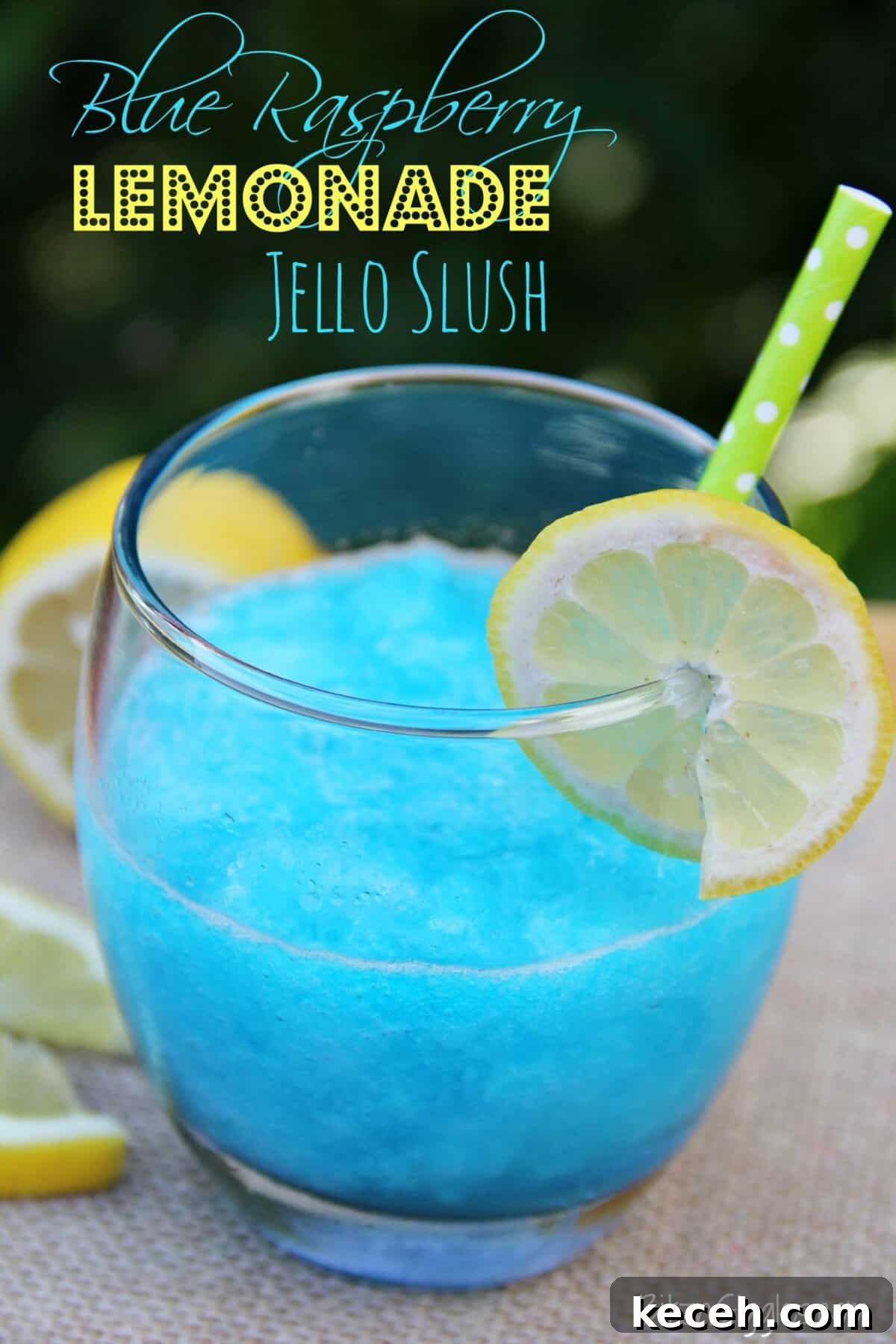 Blue Raspberry Lemonade Jello Slush, super fun and refreshing slush recipe, perfect for summer parties and BBQs! Frozen Slush, super fun and refreshing slush recipe, perfect for summer parties and BBQs!