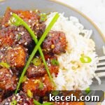 Sticky Chinese Pork Belly Recipe: Caramelized Soy-Glazed Pork Belly 12 Sticky Chinese Pork Belly with white rice on a gray plate