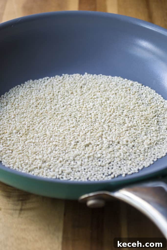 Sticky Chicken Rice Bowl sesame seeds