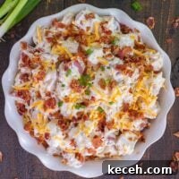 Creamy Bacon Ranch Potato Salad Recipe with Crispy Bacon Bits 9 CREAMY BACON RANCH POTATO SALAD