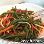 Crisp Green Bean, Red Pepper & Carrot Slaw with Zesty Dressing 2 img 79 2