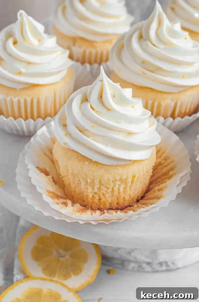 Gluten-Free Chocolate Raspberry Cupcakes with Vegan Option 8 A burst of summer citrus, these easy gluten-free lemon cupcakes are topped with the most amazing lemon cream cheese frosting.