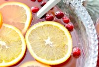 Festive Orange and Cranberry Holiday Punch Recipe