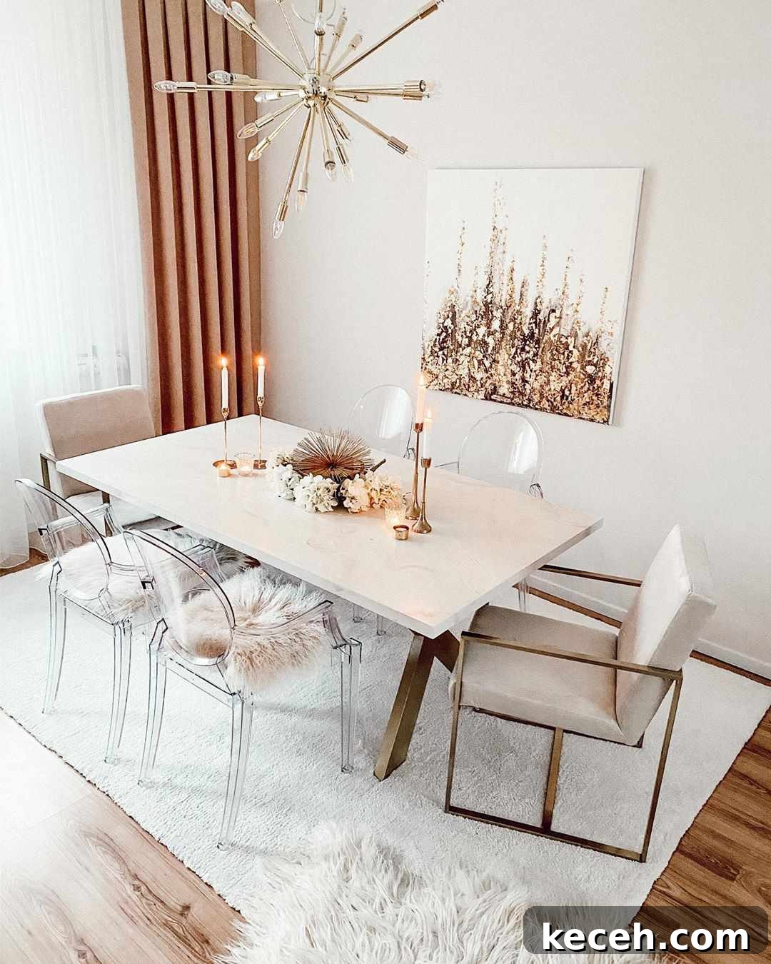 31 Mid-Century Dining Room Ideas to Redefine Your Space 14 Keep It Clean & Simple mid century modern dining room