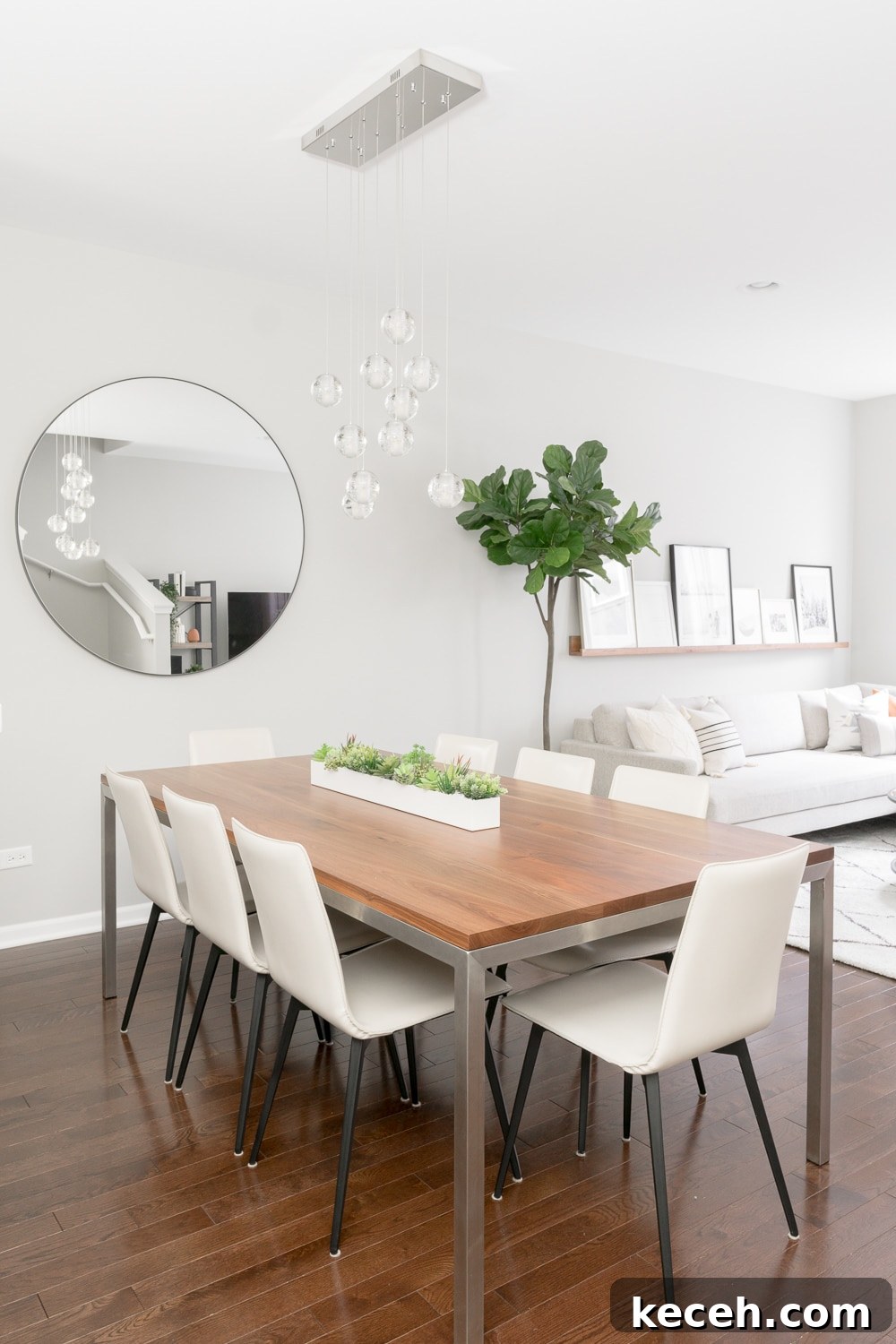 31 Mid-Century Dining Room Ideas to Redefine Your Space 17 Take The Minimalistic Approach mid century modern dining room