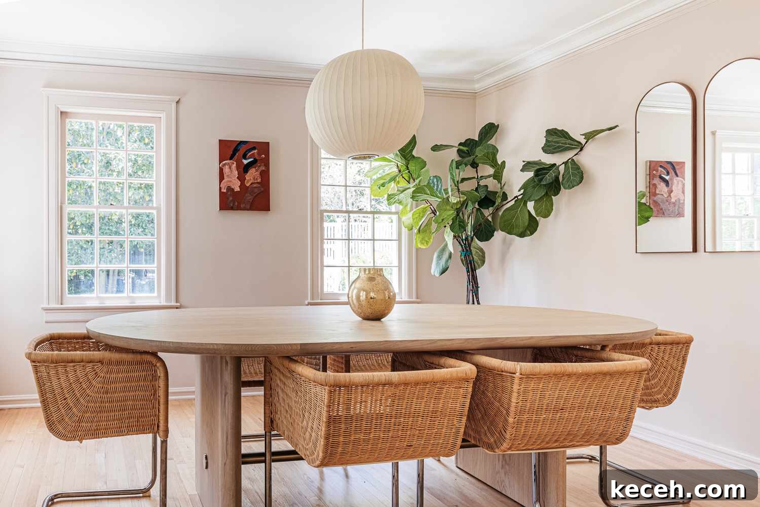 31 Mid-Century Dining Room Ideas to Redefine Your Space 21 Be Neutral With Your Colors mid century modern dining room