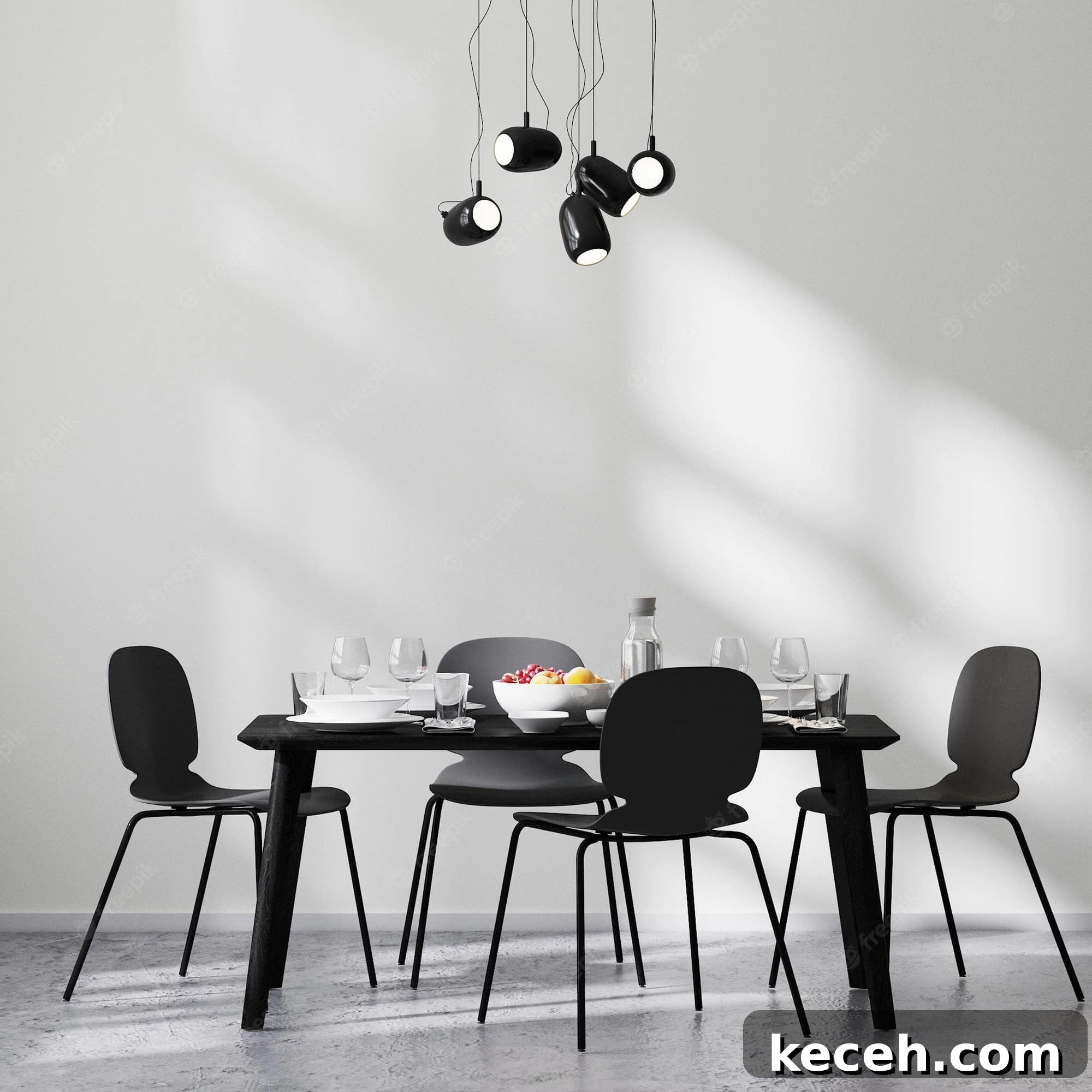 31 Mid-Century Dining Room Ideas to Redefine Your Space 23 Go For a Monochrome Color Palette mid century modern dining room