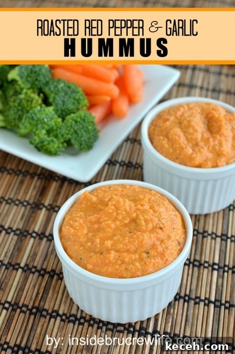 Roasted Red Pepper, Asparagus & Quinoa Salad Recipe 5 Roasted Red Pepper & Garlic Hummus