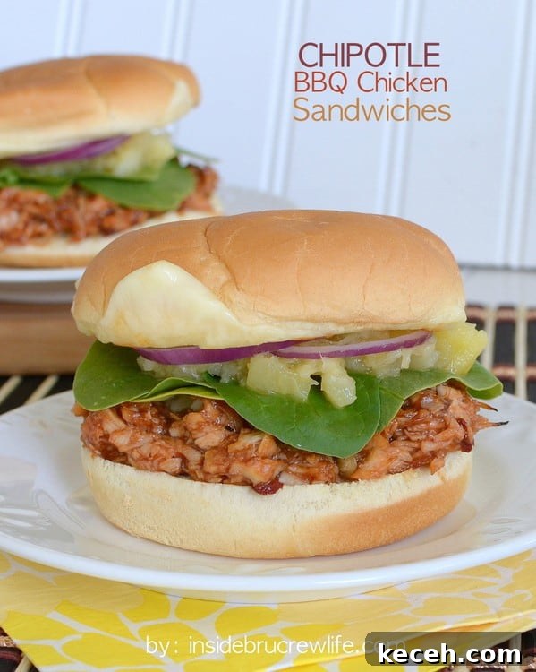 Roasted Red Pepper, Asparagus & Quinoa Salad Recipe 6 Chipotle BBQ Chicken Sandwiches