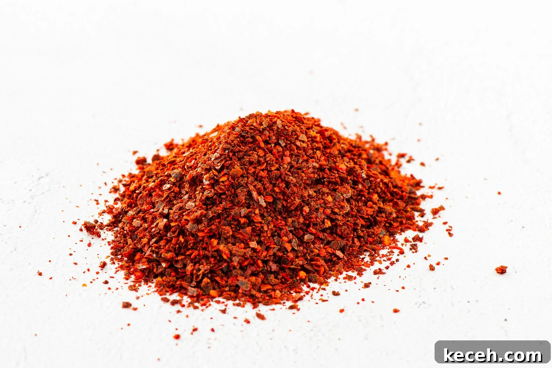 Top Substitutes for Aleppo Pepper: Flavorful Alternatives You Can Use 9 A close-up of gochugaru flakes (Korean dried chilli flakes) on a concrete background.