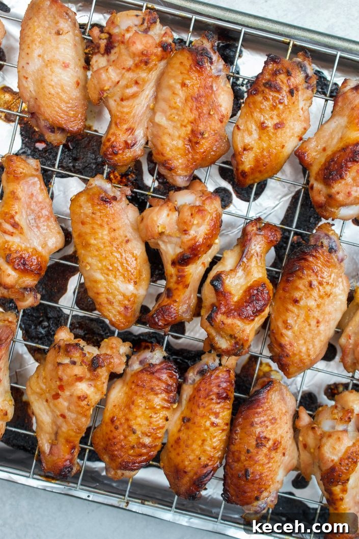 Sticky Asian-Style Chicken Wings with Sweet Soy Glaze 6 Serving sticky wings