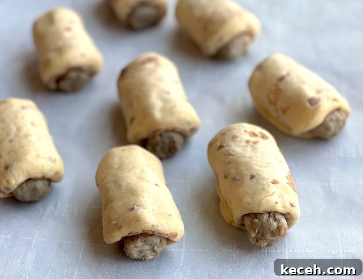 If you're looking for fun and easy breakfast ideas to make with your kids, try this cinnamon roll pigs in a blanket!