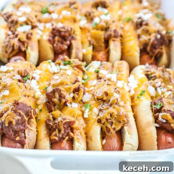 Image for Baked Chili Cheese Dogs
