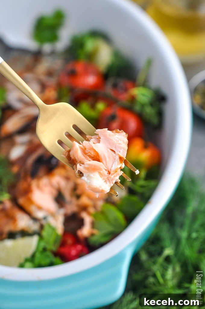 Maple Gochujang Barbecue Salmon Tail Sous Vide cooked to perfection and smothered in a homemade Korean-style barbecue sauce.