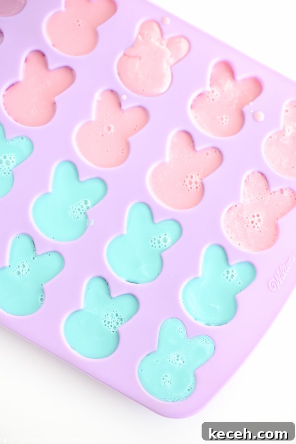 How to Make Cute Bunny-Shaped Soap at Home 3 DIY Bunny Soap - These handmade bunny shaped soaps made with orange essential oil make a great candy alternative for Easter baskets.